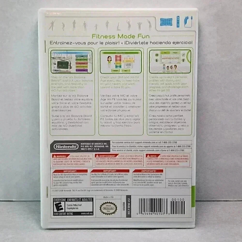 Nintendo Wii Fit - Exercise Video Game Fun Healthy Activities - Game Only - Picture 2 of 4